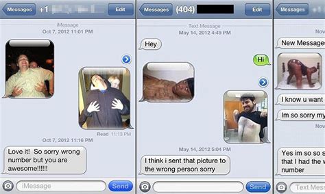 When Sexting Goes Wrong Hysterical Pictures Of Intimate Messages Sent