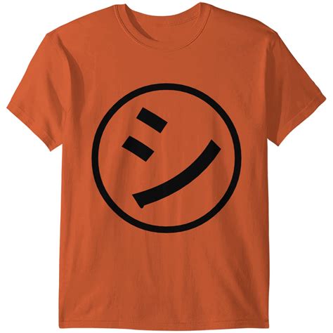 ㋛ Shi Kana Katakana Smiley Emoticon T Shirt Sold By Alexander Ojeda Saavedra Sku 3014875