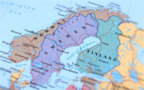 Map Of Scandinavian Countries Wales On A Map