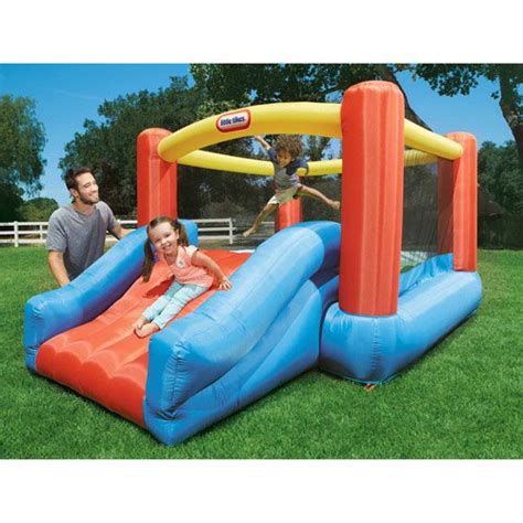 Little Tikes Jr Jump N Slide Bouncer Inflatable Jumper Bounce House