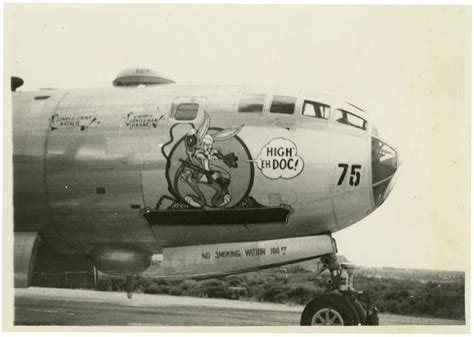 B 29 Superfortress Nose Art On Tinian In Late 1945 The Digital
