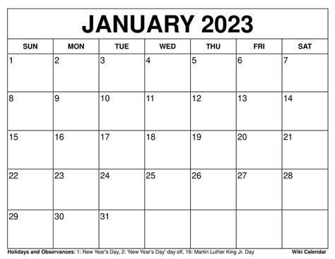 Free Printable January 2022 Calendars Wiki Calendar
