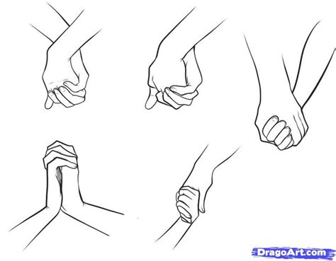 How To Draw Holding Hands Step By Step Drawing Guide By Dawn Hand Drawing Reference