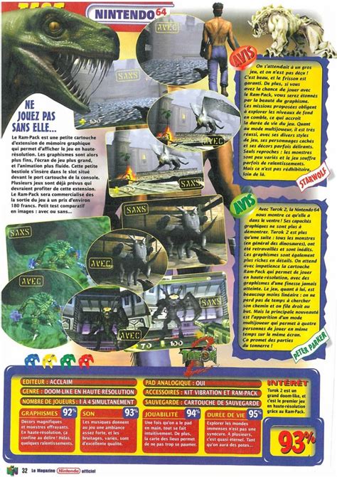 Scan Of The Review Of Turok 2 Seeds Of Evil Published In The Magazine