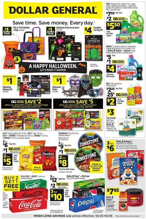 Dollar General Ad Circular - 10/23 - 10/29/2022 | Yulak