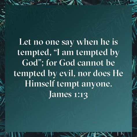 James 113 Let No One Say When He Is Tempted “i Am Tempted By God