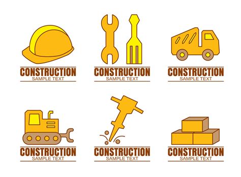 Construction Symbols Logos