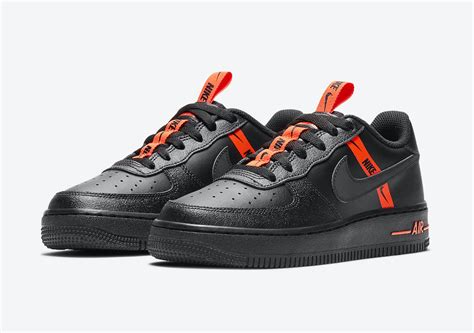Nike Air Force 1 Black Orange Ct4683 001 Release Date Info Sneakerfiles