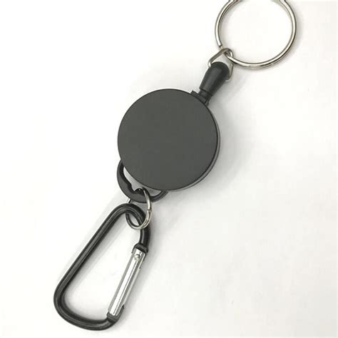 Telescopic Wire Rope Anti Lost Key Ring Keychain Retractable Gear