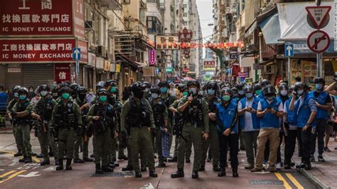 Hong Kong Protests Hong Kong Police Criticized For Tackling Year