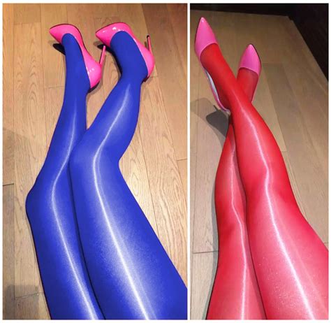 Womens Plus Size Sexy High Gloss Shiny Pantyhose Tights Body Stockings Clubwear Ebay