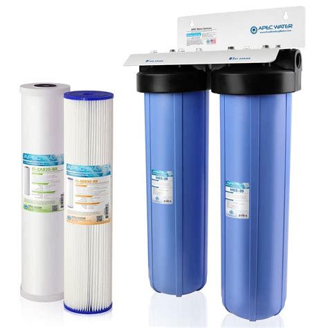 Apec Water Systems Whole House 2 Stage Water Filtration System High