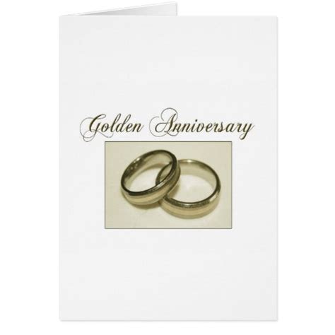 Create Your Own Golden Anniversary Greeting Card Zazzle