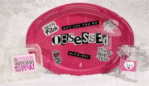 Mean Girls Tray Set Why Are You So Obsessed With Me Smoke Etsy