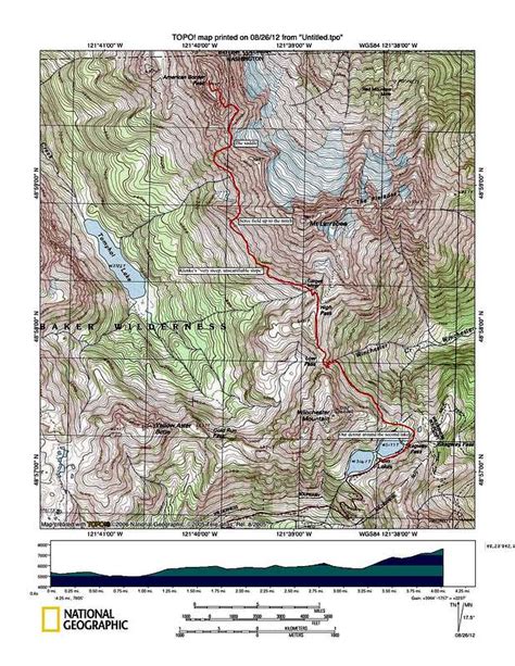 American Border Peak Route Map Photos Diagrams And Topos Summitpost