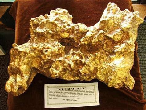 The Welcome Stranger Is The Largest Gold Nugget Ever Found Weighing