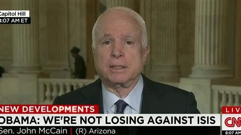 Mccain Obamas Isis Comments Are Mindboggling Cnn Video