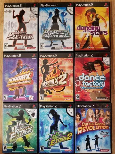 Dance Dance Revolution Games Playstation 2 Ddr And Dancing Ps2 Tested Ebay