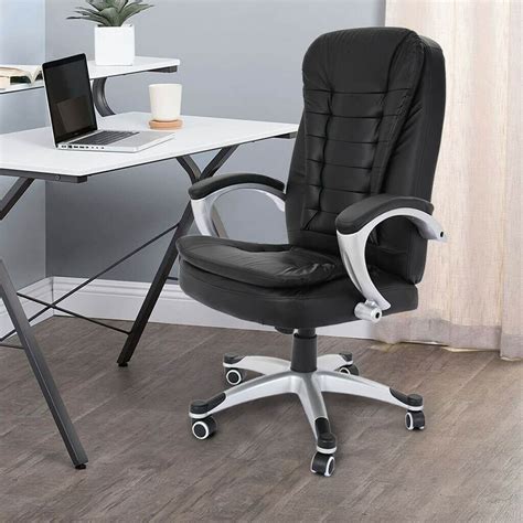 Big And Tall High Back Office Chair PU Leather Executive Chair
