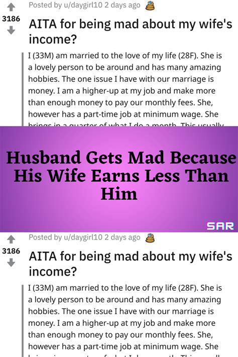 Husband Gets Mad Because His Wife Earns Less Than Him Artofit
