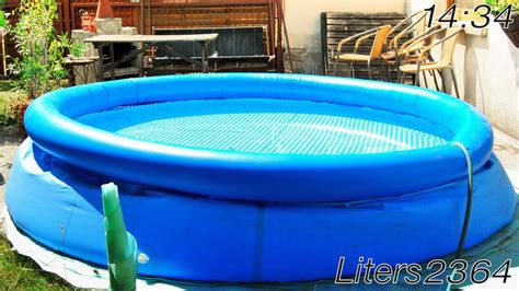 Filling The Pool Time Lapse Youtube