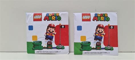 Lego Promotional Coin Super Mario Golden And Silver Catawiki