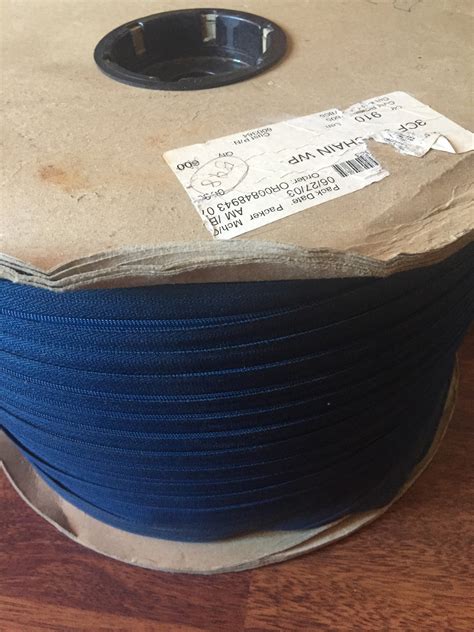 Ykk Continuous Roll Zipper Tape 3cf 38 Chain 598 Metres Etsy