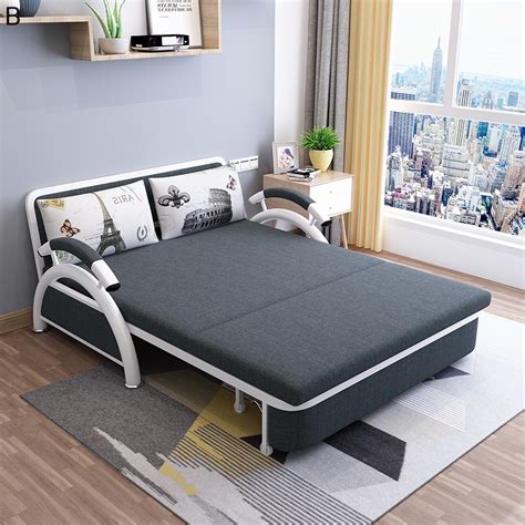 Best foldable bed for the money: Sofa bed multifunctional foldable sofa bed small apartment ...