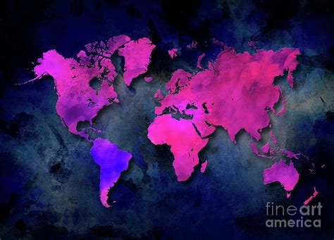 World Map Special 7 Digital Art By Justyna Jaszke Jbjart Fine Art America