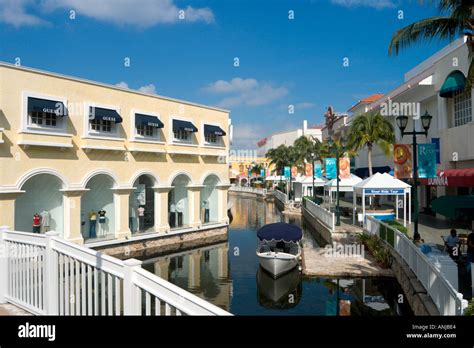 Waterway In La Isla Shopping Village Cancun Yucatan Peninsula Mexico