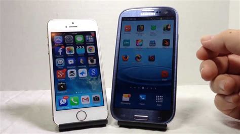Apple Iphone 5s Vs Samsung Galaxy S3 Full Comparison Review Atandt Youtube