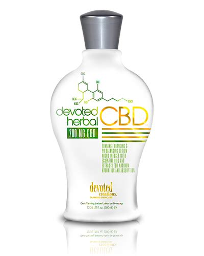 Devoted Herbal Cbd Tanning Lotion 200mg Cbd By Devoted Creations