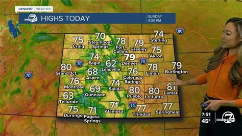 Sunny And Warmer Sunday Across Colorado Youtube