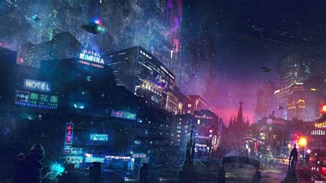 Cyberpunk Anime City Wallpapers Top Free Cyberpunk Anime