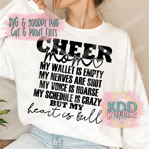 Cheer Mom Wallet Is Empty Nerves Are Shot Voice Is Hoarse Etsy