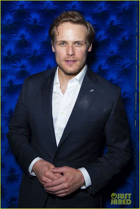 Sam Heughan Is All Smiles At Harry Josh Pro Tools 5th Anniversary