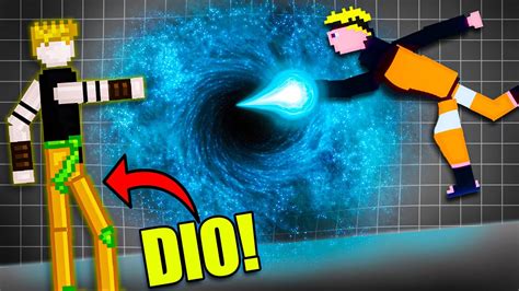 Dio Stops Time And Uses A Black Hole To Fight Naruto In People