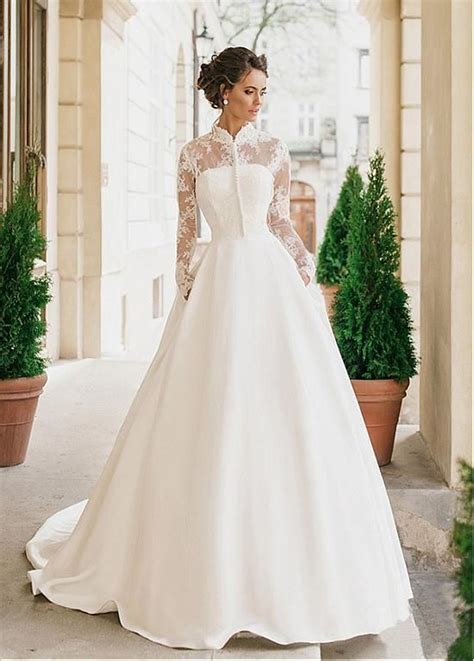 Turtleneck Wedding Gowns Inspirational Transcendent White Sleeveless A