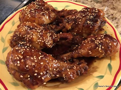 Teriyaki Glazed Chicken Drumsticks Nanas Best Recipes