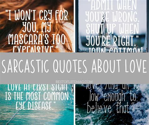 Sarcastic Quotes About Relationships