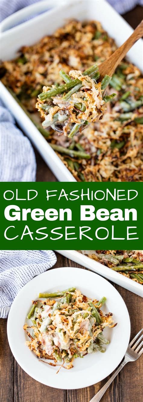 Old Fashioned Green Bean Casserole | Recipe | Greenbean ...