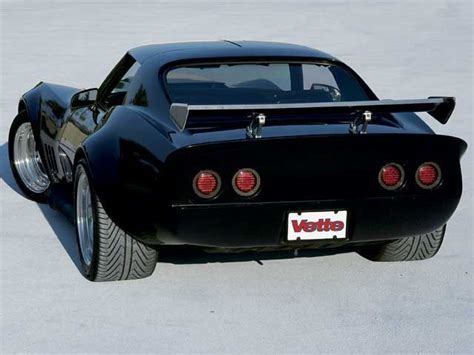 1969 Chevrolet Corvette Coupe Black Rear View Photo By Paul Zazarine