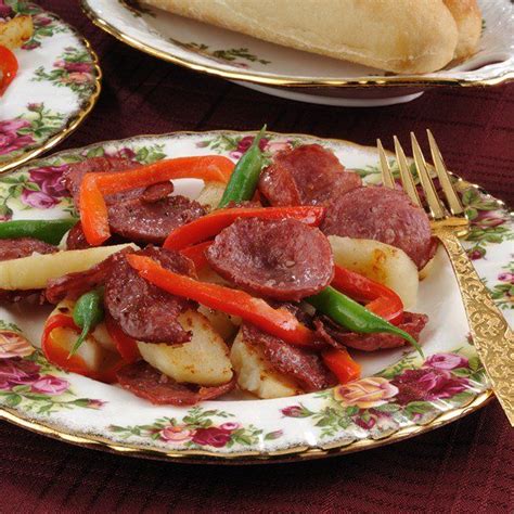 Summer sausage is often seen in delis, but you can easily make your own summer sausage at home! Summer Sausage & Roasted Vegetables | Recipe | Recipes, Roasted vegetables, Sausage recipes