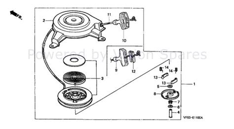Briggs And Stratton Recoil Starter Assembly Diagram