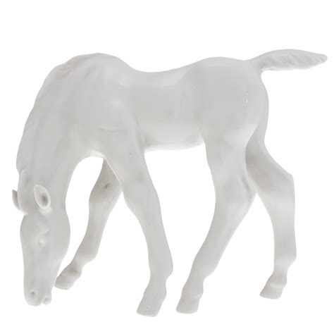 Bid Now Russian Lomonosov White Porcelain Horse Figurine November 4