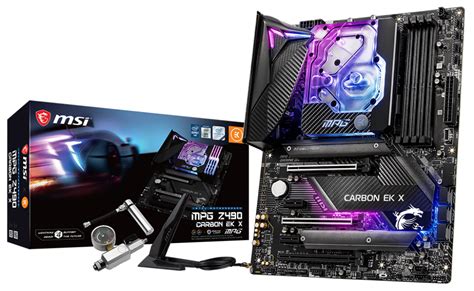 Msi Spawns Liquid Cooled Z490 Motherboard In Collaboration With Ekwb