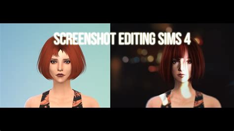 Screenshot Editing The Sims 4 Youtube