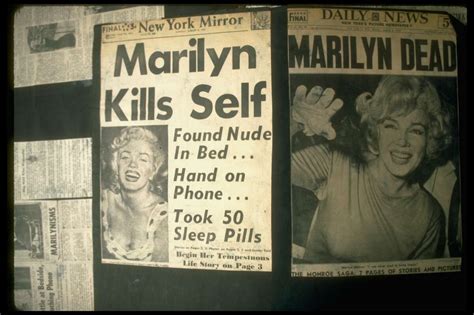 Marilyn Monroe Date Of Death Age