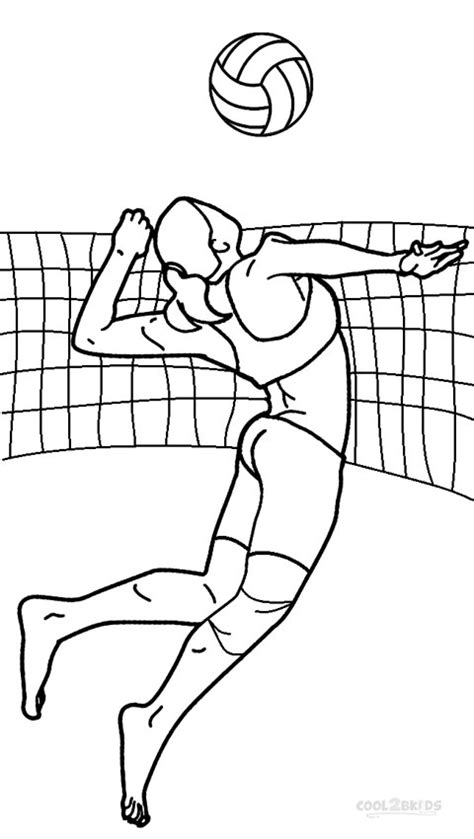 Quer aproveitar e ensinar sobre as profissões? Desenhos de Voleibol para colorir - Páginas para impressão grátis