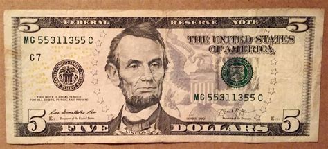 2013 Lincoln Five Dollar Bill Coin Talk